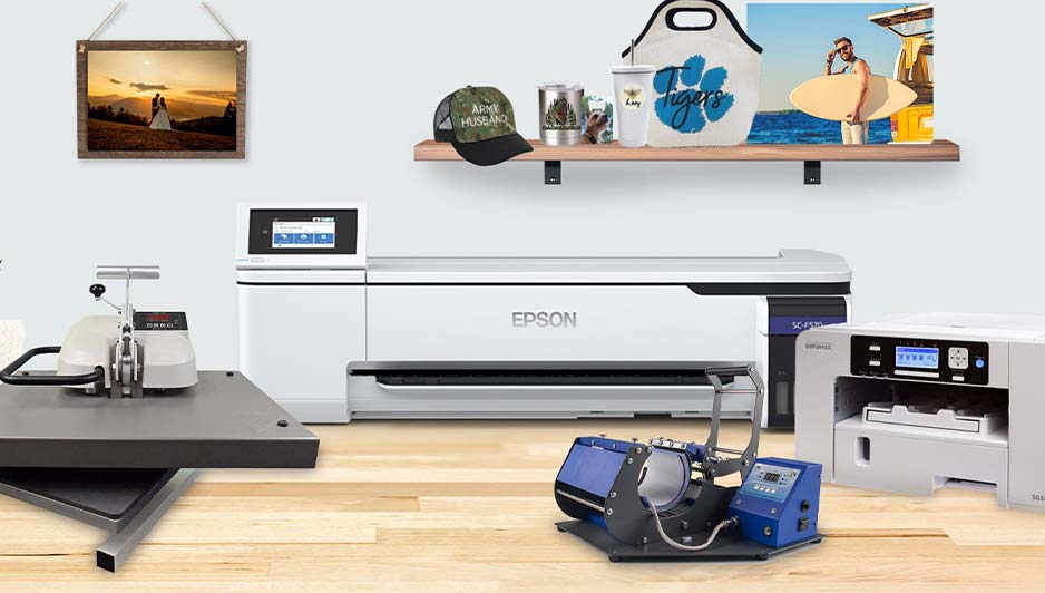 Epson F570, Sawgrass SG500, Products, Heat Press
