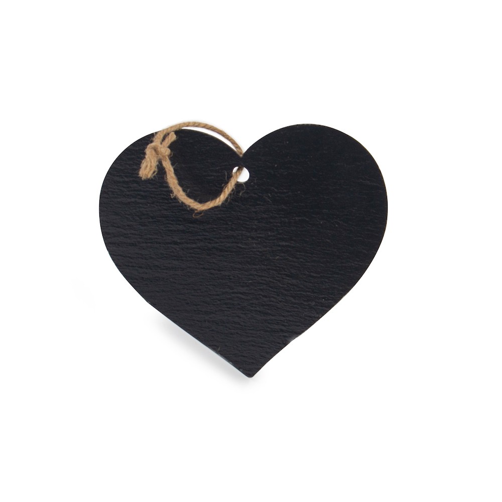 slate heart shaped ornament
